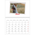 Calendrier photo A4 double (30 x 40 cm) — Signature carmin [Mai]