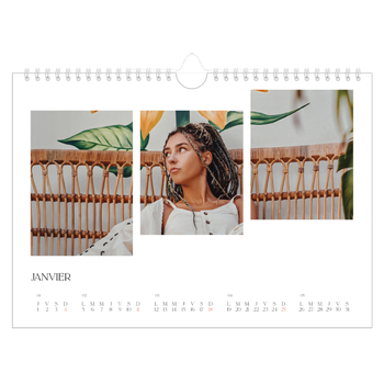 Calendrier photo A4 — Fragments de voyage