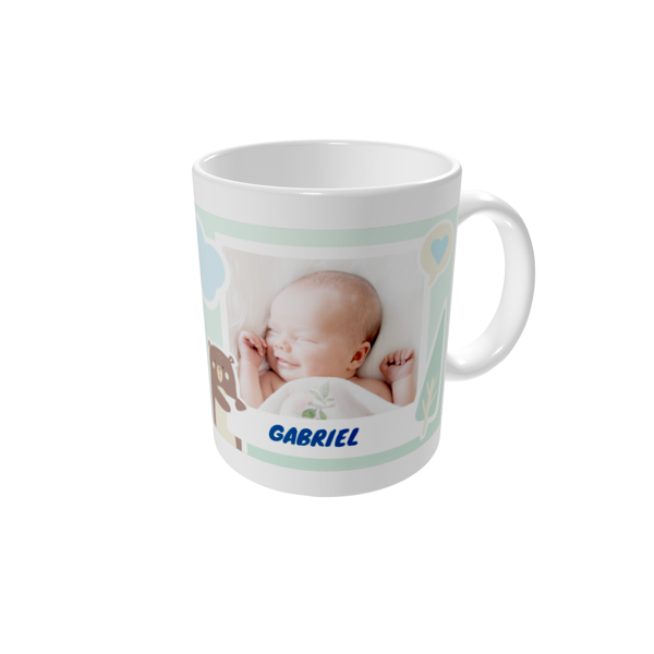 Mug personnalisé — Petit ours brun