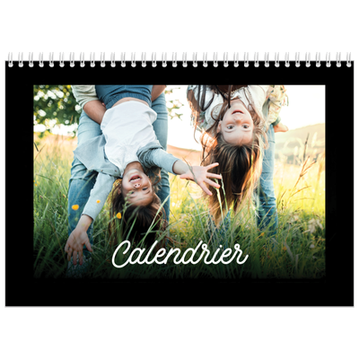 Calendrier photo A4 double (30 x 40 cm) — Diapositive [couverture]