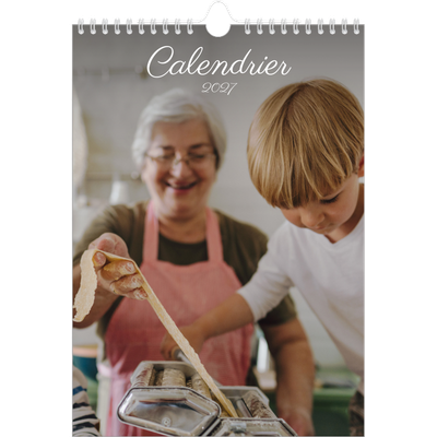 Calendrier photo A4 (20 x 30 cm) — Mois écris à la main [couverture]