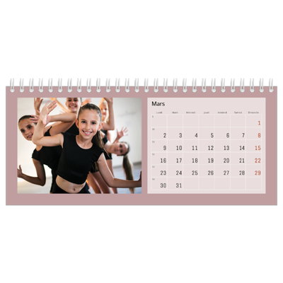 Calendrier de bureau — Neo Scandi [Mars]