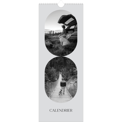 Calendrier mural long  — Sur la route [couverture]