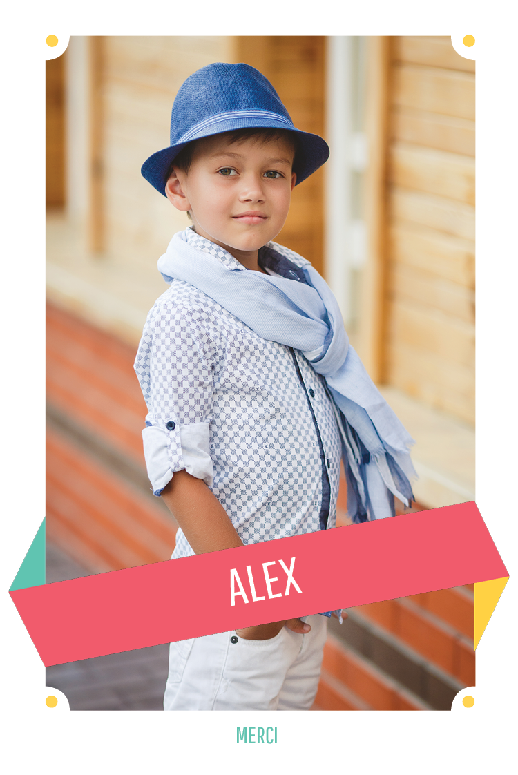 Carte de remerciement — Ruban de fête