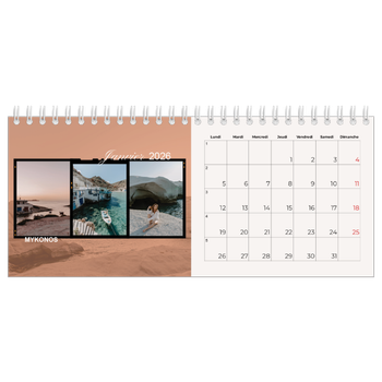 Calendrier de bureau — Envie d'aventures