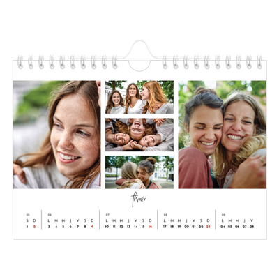 Calendrier photo A5 — Arrangements photo [Février]