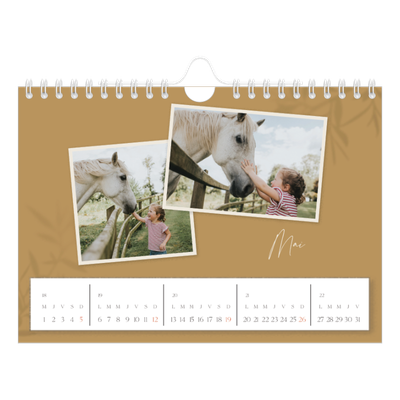 Calendrier photo A5 — Terre à terre [couverture]