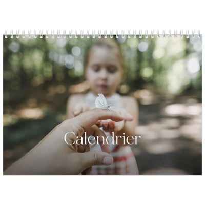 Calendrier photo A4 double (30 x 40 cm) — Douze jolis mois [couverture]