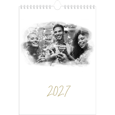 Calendrier photo A4 (20 x 30 cm) — Effet photo [couverture]
