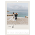 A3 Calendrier annuel — Initiales fleuries [Janvier]