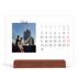 Calendrier de bureau support bois - paysage   — Mon carnet de voyage [couverture]