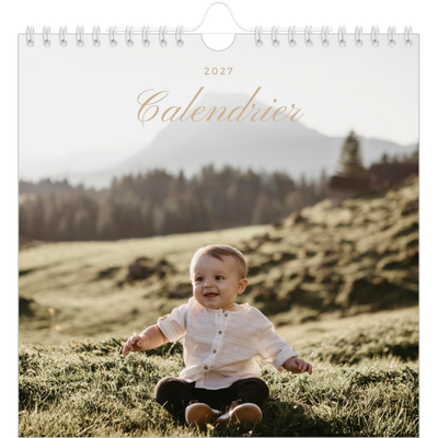 Calendriers annuels carré — Diaporama [couverture]