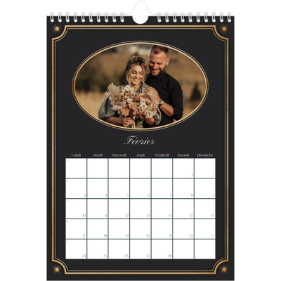 Calendrier photo A4 (20 x 30 cm) — Classique vintage [Février]