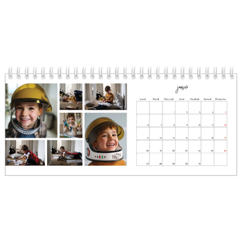 Calendrier de bureau — Arrangements photo