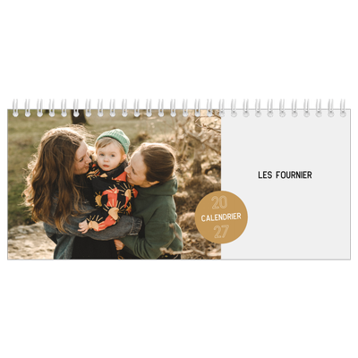 Calendrier de bureau — Gommettes photo [couverture]