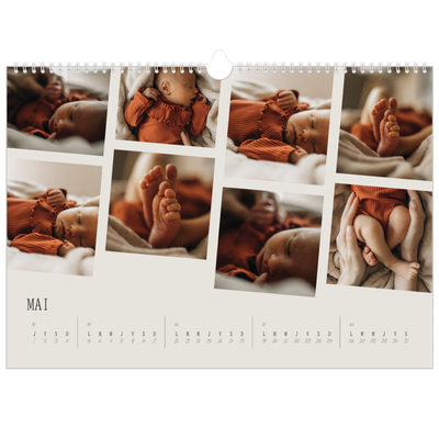 Calendrier photo A3 — Souvenirs en mouvement [couverture]