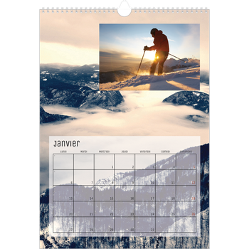 Calendrier photo A3 — Immersion en montagne
