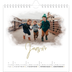 Calendriers annuels carré — Effet photo [Janvier]