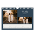 Calendrier photo A5 — Ardoise et sérifs [Mars]