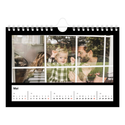 Calendrier photo A5 — Bodures noires [couverture]