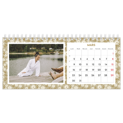 Calendrier de bureau — En floraison [Mars]