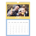 Calendrier photo A4 (20 x 30 cm) — Papier peint acidulé [Mars]