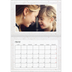Calendrier photo A4 double (30 x 40 cm) — Effet marbre [Février]