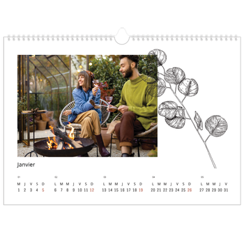 Calendrier photo A3 — Herbier