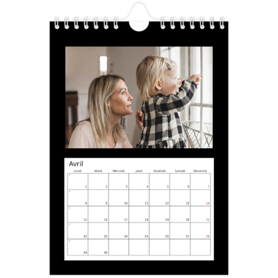 Calendrier photo A5 — Bodures noires [Avril]