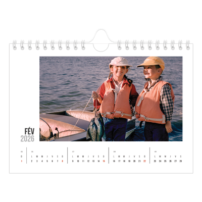 Calendrier photo A5 — Texte abrégé [Février]