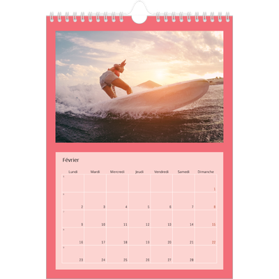 Calendrier photo A4 (20 x 30 cm) — Un monde en couleur [Février]