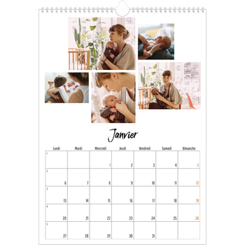 Calendrier photo A3 — Journal Intime