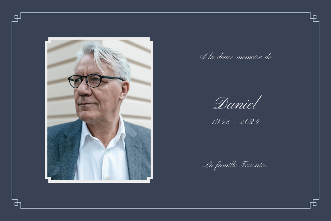 Carte de remerciement — Réminiscence