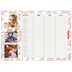 Calendrier photo A3 — Agenda rustique - Famille de 3 [Janvier]