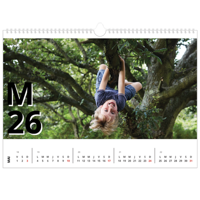 Calendrier photo A3 — Jolie lettre [couverture]