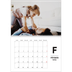 Calendrier photo A4 double (30 x 40 cm) — Projecteur sur les lettres [Février]