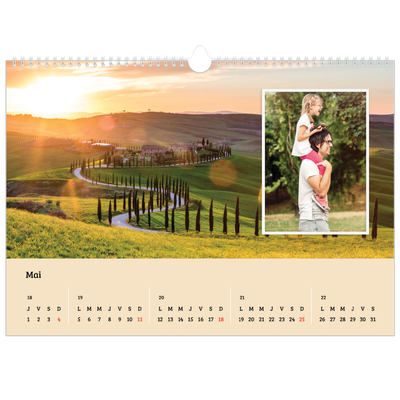 Calendrier photo A3 — Saison en immersion [couverture]
