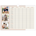 Calendrier photo A3 — Agenda palette naturelle - Famille de 5 [Mars]