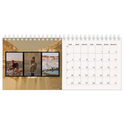 Calendrier de bureau — Envie d'aventures [couverture]