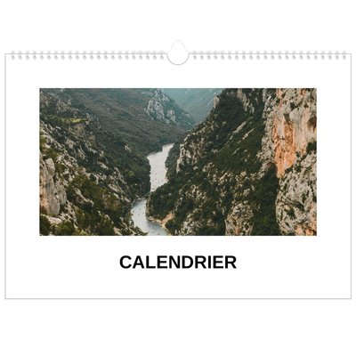 Calendrier photo A3 — Simple photo [couverture]