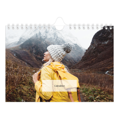 Calendrier photo A5 — Superposition discrète [couverture]