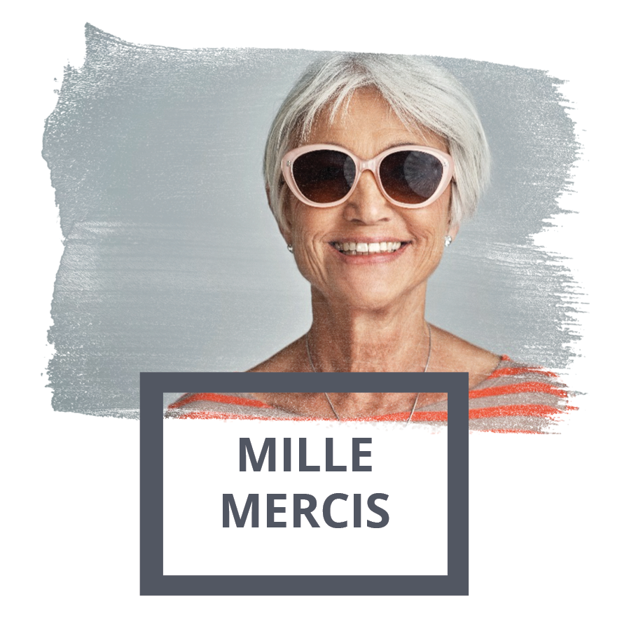 Carte de remerciement — Photo effet de peinture