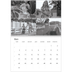 Calendrier photo A4 double (30 x 40 cm) — Noir et blanc élégant [Mars]