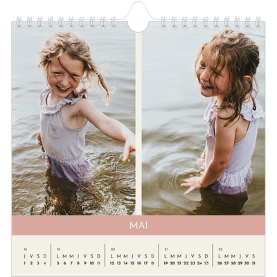 Calendriers annuels carré — Chapitres pastel [couverture]