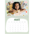 Calendrier photo A4 double (30 x 40 cm) — Licorne magique [Mars]