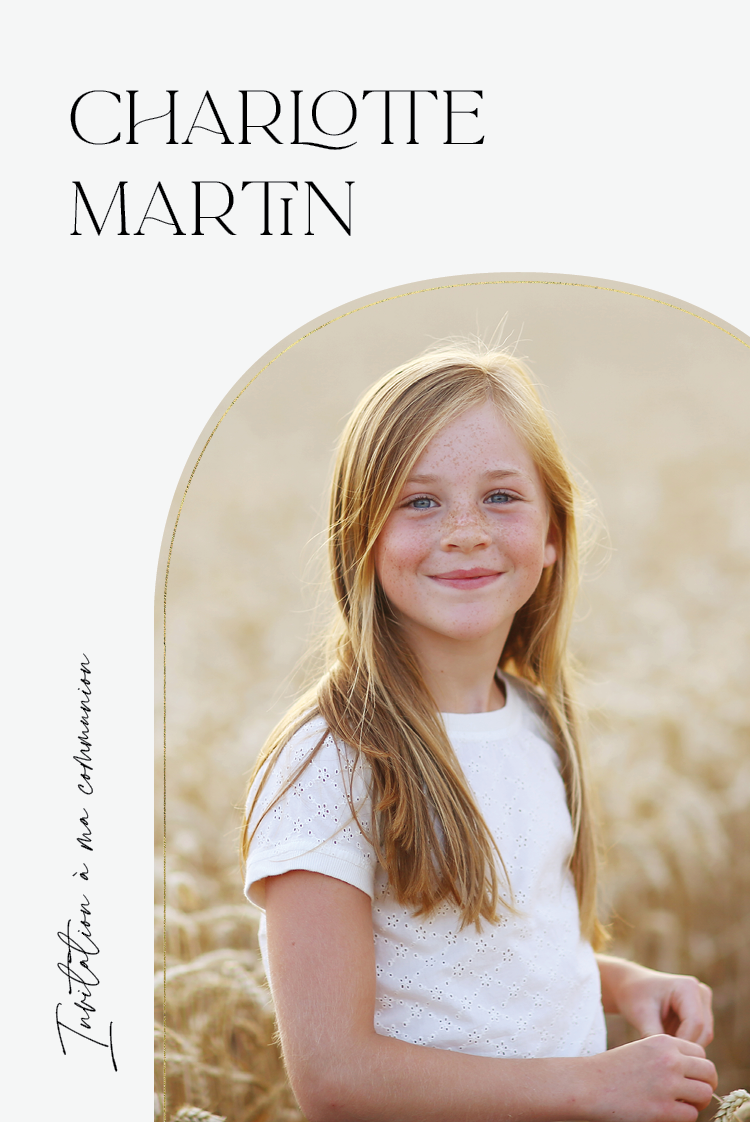 Cartons d'invitation — Arc ivoire