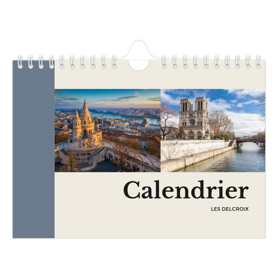 Calendrier photo A5 — Vues du monde [couverture]