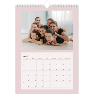Calendrier photo A4 (20 x 30 cm) — Neo Scandi [Avril]
