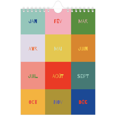 Calendrier photo A5 — Tout en couleurs [couverture]