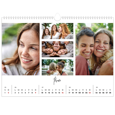 Calendrier photo A3 — Arrangements photo [Février]